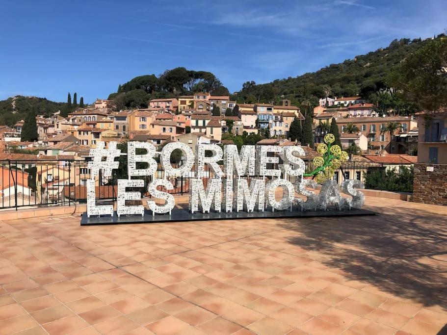 Agreable T3, Bormes Les Mimosas Lejlighed Eksteriør billede